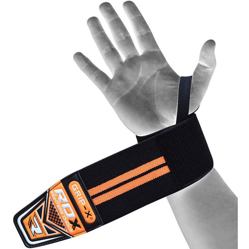 RDX W3 19 INCH WRIST WRAPS(Orange)-2